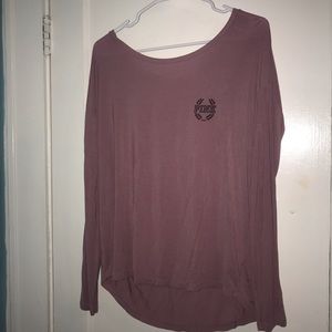 Pink long sleeve shirt